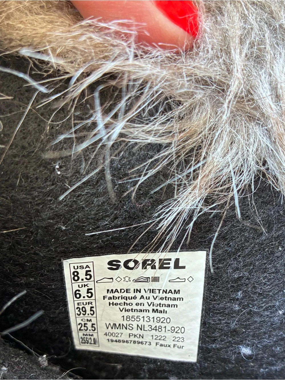 SOREL- Joan of Arctic Waterproof Boot WOMENS- SZ 8.5 US 39.5 EU